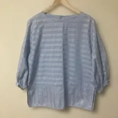 未使用級☆36☆マッキントッシュフィロソフィー☆リネンブラウス 