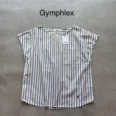 【新品タグ付】 ジムフレックス 現行タグ シャツ ノースリーブ ロゴ刺繍のサムネイル