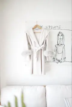S MAX MARA エスマックスマーラ ファー付き 4way コートのサムネイル