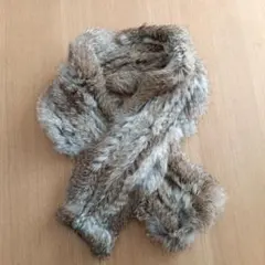 ブラウン系ファー マフラー