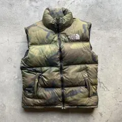 THE NORTH FACE ヌプシ　迷彩ダウンベスト