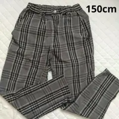 branshes⭐️150cmガーデナー チェック柄テーパード パンツ