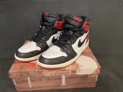 エアジョーダン1HIGHOGBlackToe28.5cm 中古美品