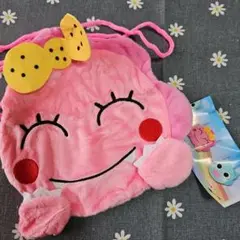 ざわざわ森のがんこちゃん ぬいぐるみポシェットがんこちゃん 顔
