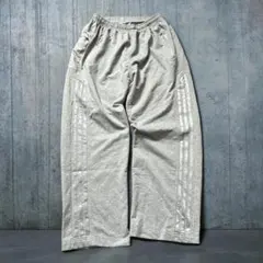 アディダス トラックパンツ スウェパン グレー y2k フェード ストリート