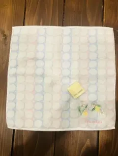 【新品】JUNKO SHIMADA タオルハンカチ レモン刺繍のサムネイル