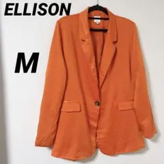 ELLISON オレンジ シングルボタンジャケット 【M】レディース　海外古着✨