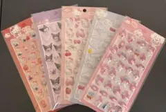 シール5枚セット（サンリオボンボンドロップ風シール）