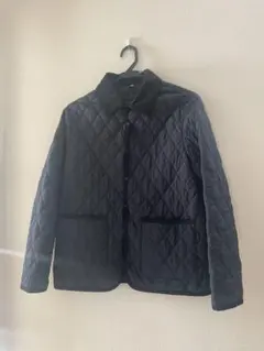 ネイビー キルティングジャケット