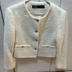 zara ブークレジャケット