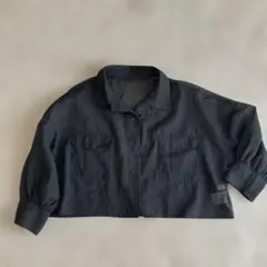 マジェスティックレゴン　シアーショートシャツ　黒