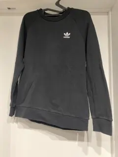 adidas アディダス トレーナー スウェット 黒 XS