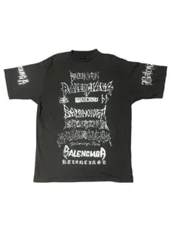BALENCIAGA バレンシアガ 半袖 メタルロゴ Tシャツ M レッド - メルカリ