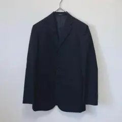 コムサイズム　スーツジャケット　ダークグレー　3B　毛100%　XS