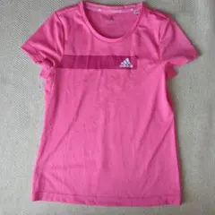 adidas CLIMACOOL ピンク Tシャツ 160