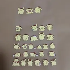 ポムポムプリン　シール　平成レトロ　2014年　おまけ3枚