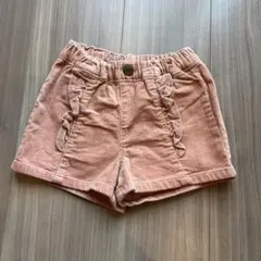 フタフタ　フリルコーデュロイパンツ80