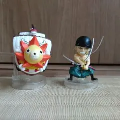 ワンピの実 ゾロとサニー号のフィギュアセット