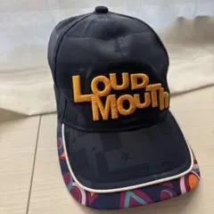 LOUDMOUTH キャップ ゴルフウェア 星柄　ネイビーのサムネイル