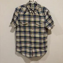 Lucky Brand チェック柄 半袖シャツ Mのサムネイル