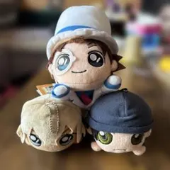 赤井秀一 怪盗キッド 安室透 名探偵コナン寝そべりぬいぐるみセット売り