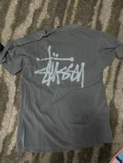 Stussy グレー Tシャツ バックプリント