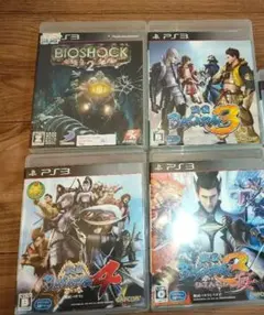PS3 4本セット Bioshock 2 & 戦国バサラ3 4 シリーズ