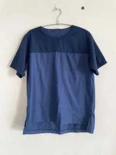 STUDIOUS ネイビー 半袖Tシャツ