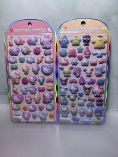 コットンパフィーシール　サンリオ　2枚セット