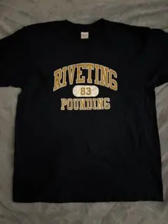 Printstar RIVETING POUNDING Tシャツ Lサイズ 黒のサムネイル