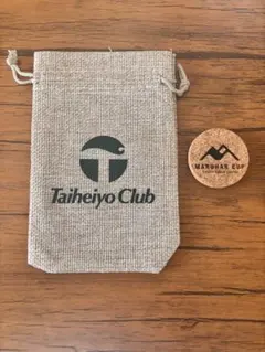Taiheiyo Club MARUHAN CUP ゴルフマーカー＆巾着袋