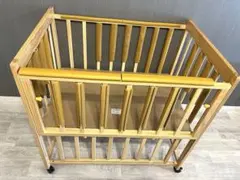 ミニベビーベッド ウッド 木製 収納のサムネイル