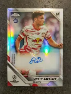 TOPPS Chrome サッカー　サイン　カード　シドニー・レイビガー