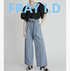 【お値下げ】フレイアイディー　fray.i.d ハイウエストツイルパンツ　パンツ