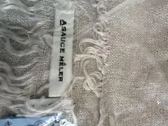 ASAUCE MÊLER リネン フリンジ ストール