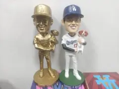 大谷翔平 デコピン バブルヘッド +大谷翔平 デコピン ボブルヘッド