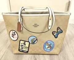 한정품 COACH×ディズニー トートバッグ ミッキー
