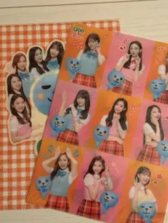 TWICE×Qoo コラボクリアファイル 2枚セット