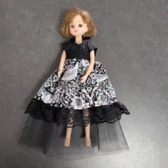 G534リカちゃんのワンピース ハンドメイド 22㌢、27㌢ドール服 - メルカリ