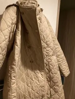【難あり】無印良品MUJI キルティング ママコートマタニティダッカー付