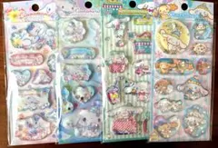 【海外正規品】 サンリオ　シナモロール　ウォーターシール　　4枚セット