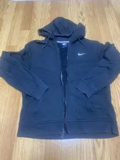 Nike ブラック フルジップ パーカー
