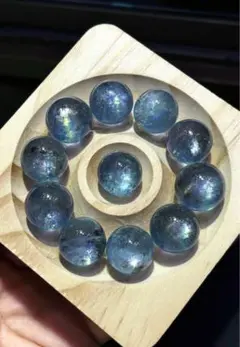 ⭐︎【天然】アクアマリン ブレスレット 17.8mm 84g