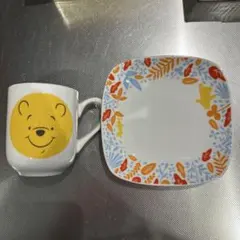 Winnie the Pooh♡カップ＆スクエアプレート