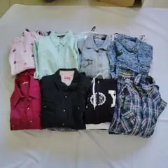 A100 アメリカ古着　ブランドミックス38着セットまとめ売り　シャツ　Tシャツ