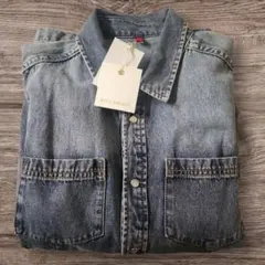 RIVE DROITE (リヴドロワ)　デニムシャツマルチワンピース　38