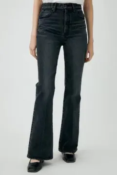 極美品 マウジー MVS BLACK FLARE 25inch ストレッチ
