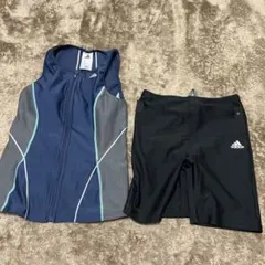 adidas セパレート水着 Lサイズ ネイビー