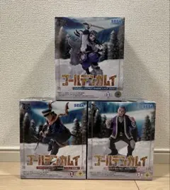 ゴールデンカムイ　XrossLink　杉元佐一　白石由竹　アシリパ　３体セット