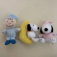 スヌーピー・チャーリーブラウン マスコット3体セット